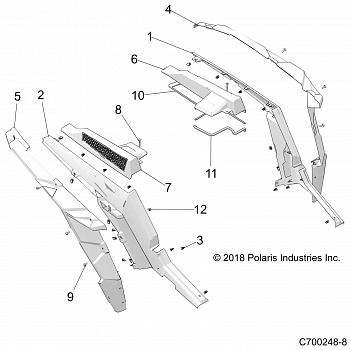 BODY, REAR FENDERS AND BEZELS- Z20NAE92KL (C700248-8)