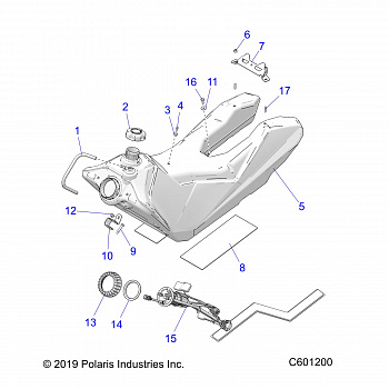 FUEL SYSTEM, FUEL TANK ASM. - S20DCH8PS ALL OPTIONS (C601200)