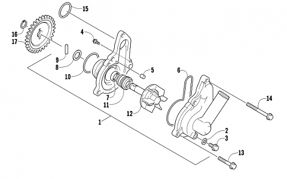 WATER PUMP ASSEMBLY