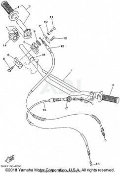 STEERING HANDLE CABLE