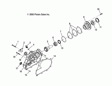 DRIVE ASSEMBLY, REAR - A06SB20AA/AB (4999202799920279A06)