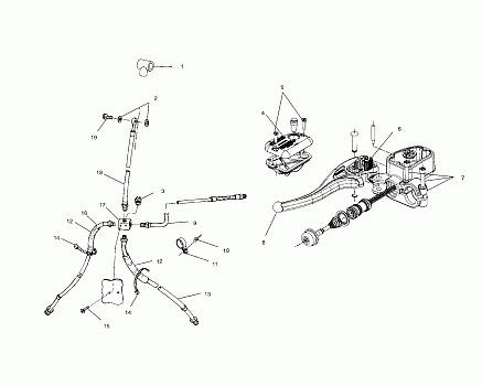 CONTROLS-MASTER CYLINDER/BRAKE LINE - A03CH59AA/AF/AG (4975217521A08)