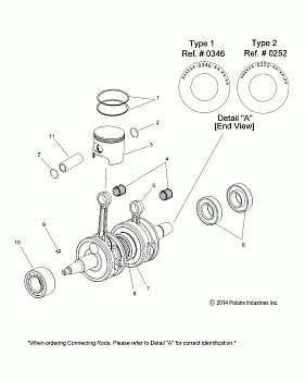 ENGINE, PISTON and CRANKSHAFT - S15CL6/CW6 ALL OPTIONS (49SNOWPISTONCRANKSHAFT15600LE)