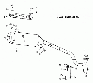 EXHAUST PIPE - A06KA09CA/CB/CC/CD (4999202309920230A09)