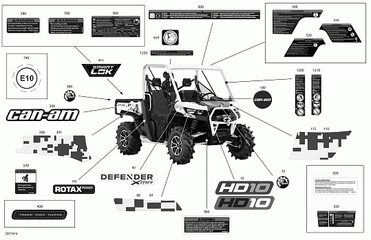 Decals - HD10 - XMR