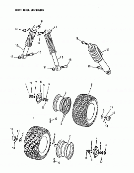 Front Wheel, Suspension 172a-20