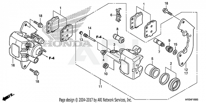 FRONT BRAKE CALIPER