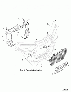 BODY, FRONT BUMPER - Z17VFE92AK/AM/AB (701383)