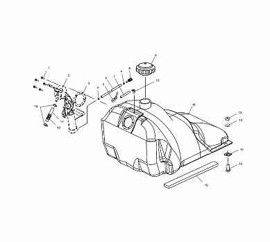 GAS TANK - S03ND7DS (4977987798A05)