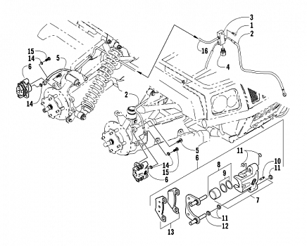 HYDRAULIC BRAKE ASSEMBLY