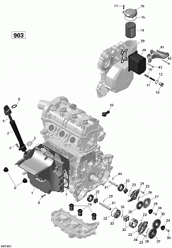 Engine Lubrication - 900-900 HO ACE