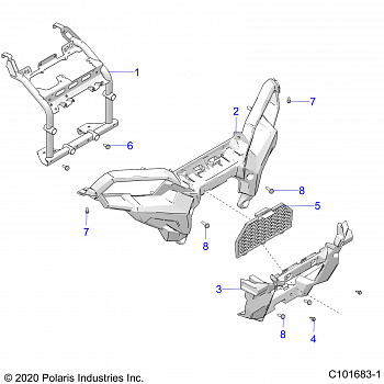 BODY, FRONT BUMPER and MOUNTING - A20SXE95KL/KR (C101683-1)