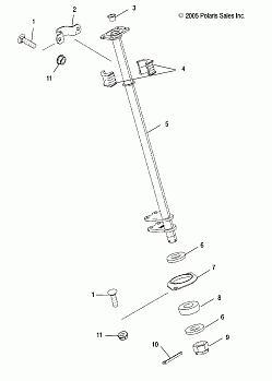 STEERING POST - A06MN50AU/AW (4999204069920406C09)