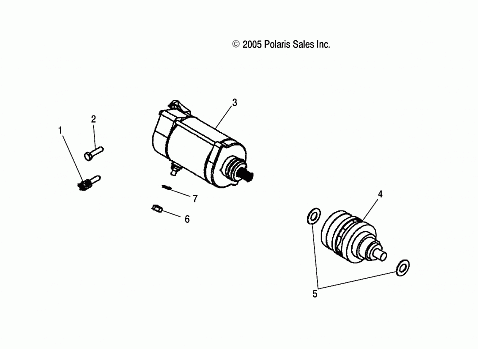 STARTING MOTOR - A05MH68AC/AS/AT/AU/AW (4999200299920029E01)