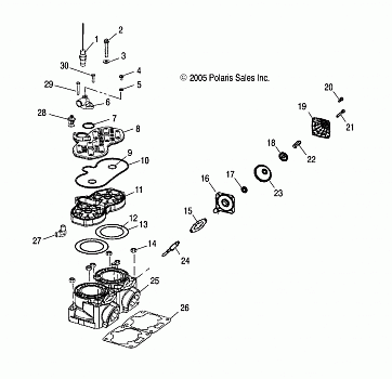 ENGINE, CYLINDER - S07NP5CS/CE (4997259725C07)