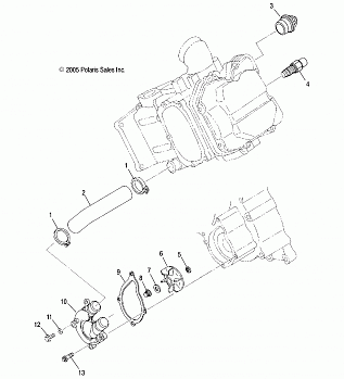 ENGINE, WATER PUMP - R09HH50AG/AR (4999203249920324E01)