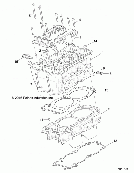 ENGINE, CYLINDER and HEAD - Z17VBE87N2 (701093)