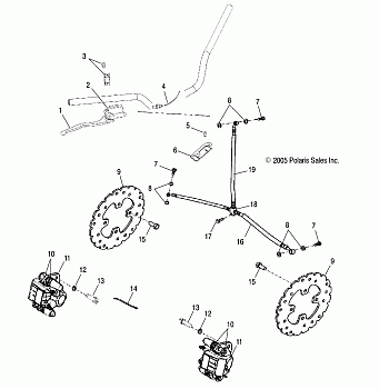 BRAKE, FRONT - A06PB20AA/AB/AC/LE (4999202449920244B12)