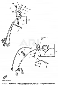 HANDLE SWITCH LEVER XV1000L LC