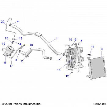 ENGINE, COOLING SYSTEM - A20SLZ95AE (C102089)