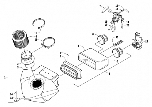 AIR SILENCER ASSEMBLY