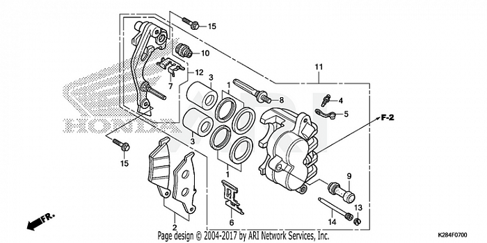 FRONT BRAKE CALIPER