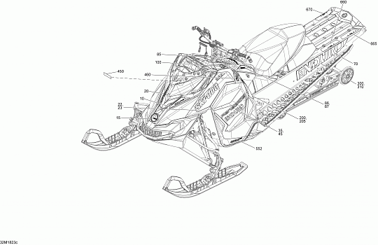 Decals Renegade - 900 ACE - Package Enduro