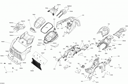 Body - Hood / Grill / Driver Seat / Upper Body Module