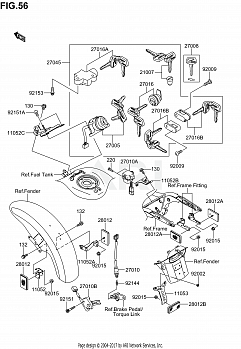 IGNITION SWITCH/LOCK/REFLECTOR