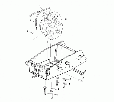 ENGINE MOUNTING - S02WB1AS (4968896889B01)