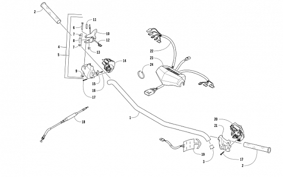 HANDLEBAR AND CONTROLS