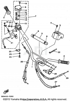 STEERING HANDLE - CABLE