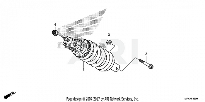 REAR SHOCK ABSORBER