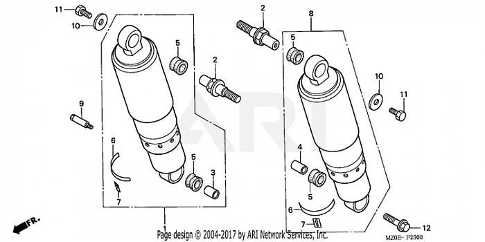 REAR SHOCK ABSORBER