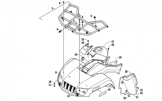 FRONT BODY PANEL ASSEMBLY