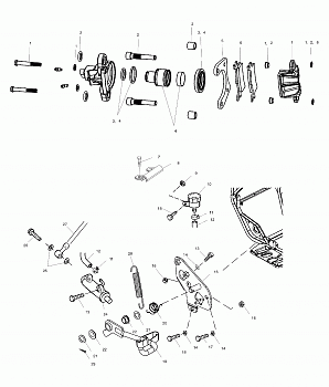 REAR BRAKE - A03CD32AA/AB/AC/FB (4975217521A09)