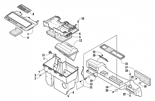 AIR SILENCER ASSEMBLY