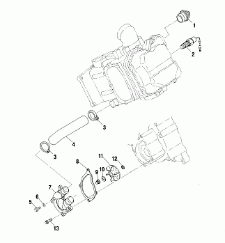 WATER PUMP - A01BA50AA (4963716371D007)