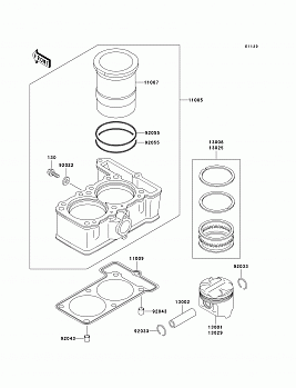 Cylinder/Piston(s)