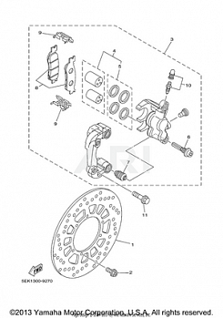 FRONT BRAKE CALIPER