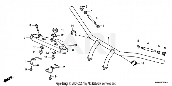 HANDLEBAR + TOP BRIDGE