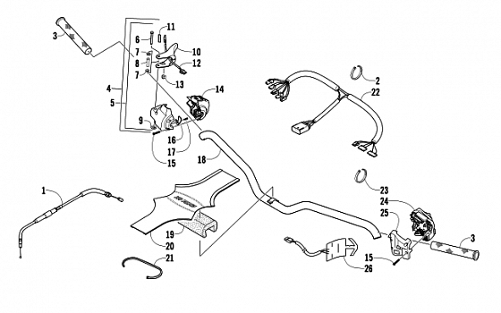 HANDLEBAR AND CONTROLS