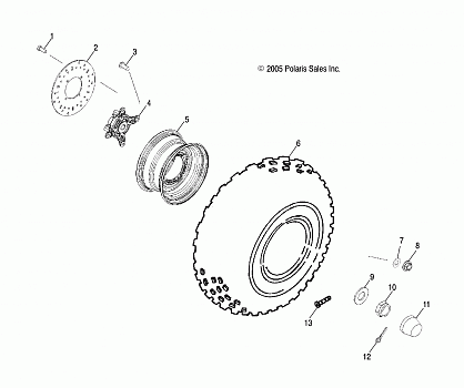 WHEEL, FRONT - R06RD50AB/AC (4999203249920324B12)