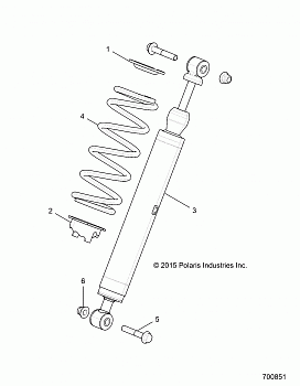 SUSPENSION, FRONT SHOCK MOUNTING - R16RGE99A7/AV (700851)