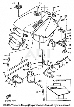 FUEL TANK FZ700TC