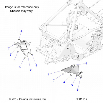 CHASSIS, TIE ROD BOOT ASM. - S20EHM8RS (C601217)