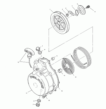 RECOIL STARTER - A01CB32AA (4963966396D004)