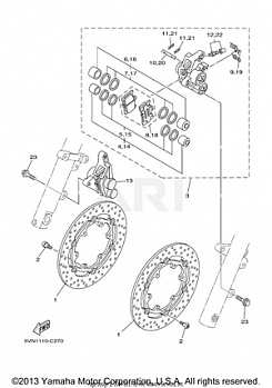 FRONT BRAKE CALIPER