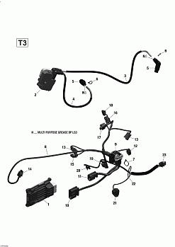 Engine Harness And Electronic Module (T3)