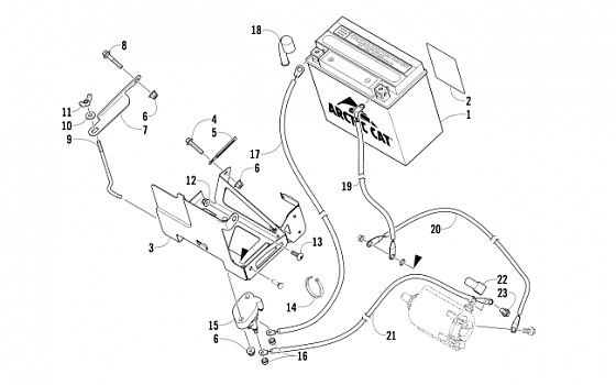 BATTERY AND TRAY ASSEMBLY